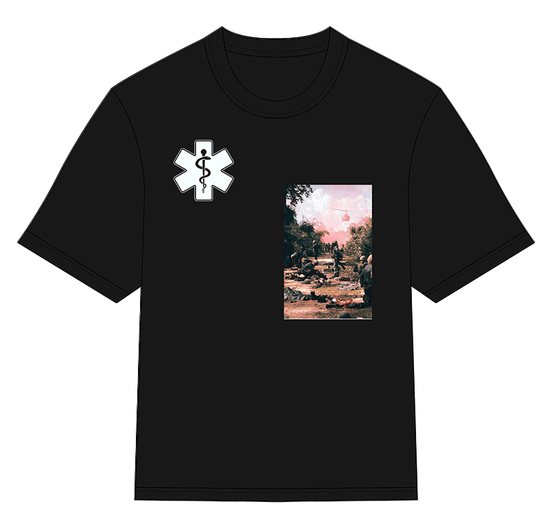 Original Slim X Mirror[$] Save The Wounded Tee